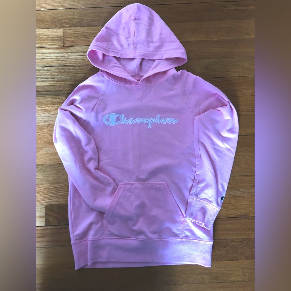 Girls Champion lightweight hooded sweatshirt
